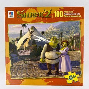 Shrek 2 100 pc jigsaw puzzle sealed, Shrek and Fiona Just Married, age 5+